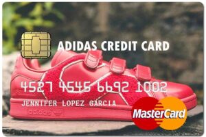 adidas fake credit card