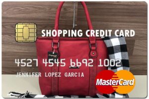 shopping fake credit card