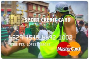 sport fake credit card