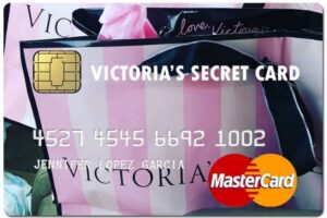 victorias secret fake credit card