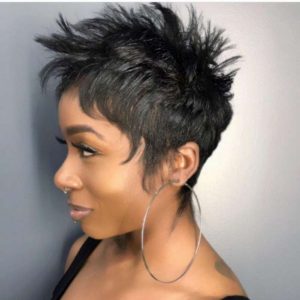 Pixie Cut African American Black