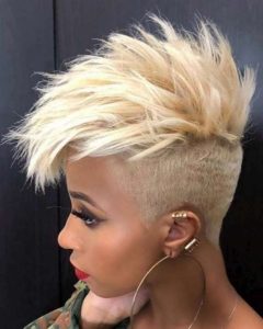 Pixie Undercut African American