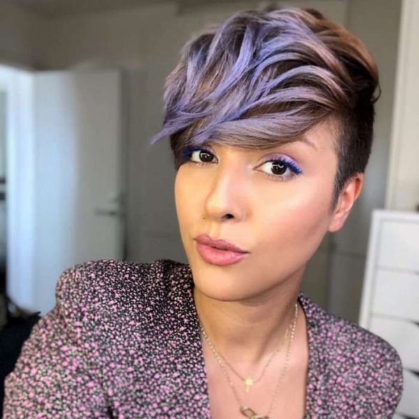 undercut pixie purple