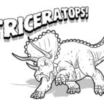 Triceratops Coloring Pages Free Download