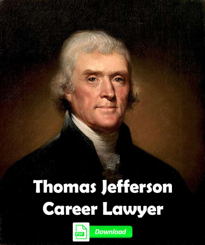 Thomas Jefferson Career Lawyer