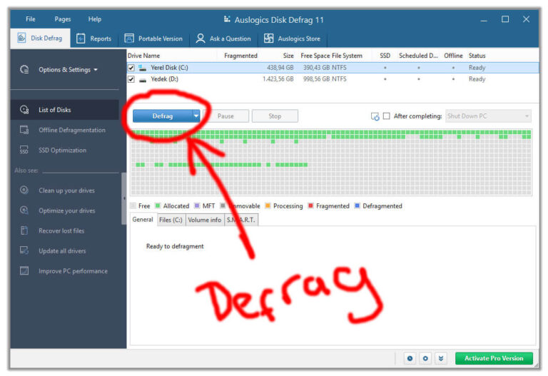 defrag