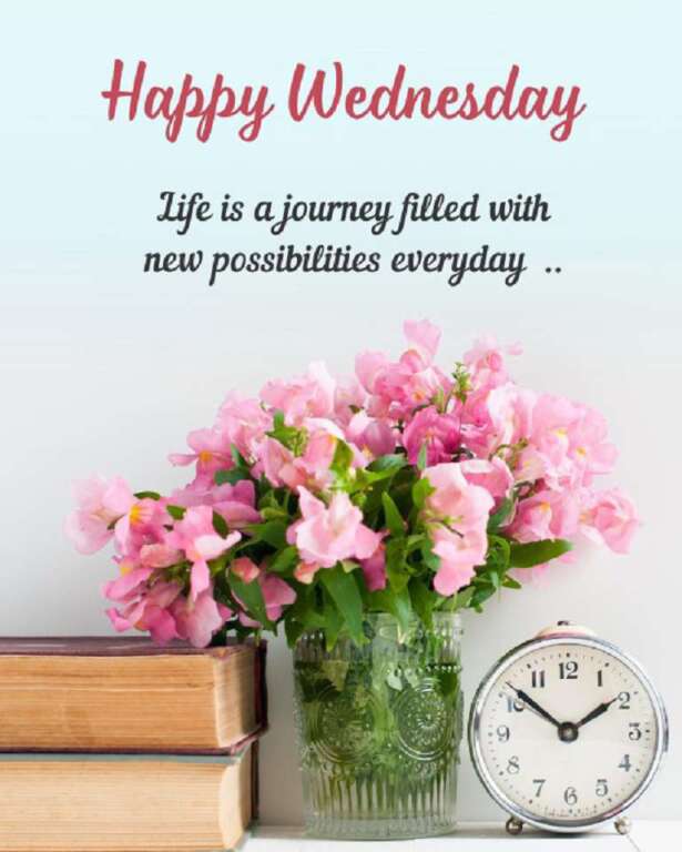 The roses you put on our coffee table also want to say good morning.