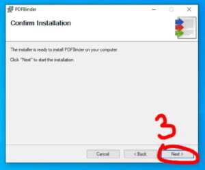 Confirm installation