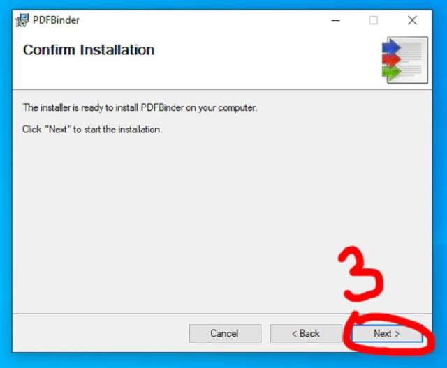 Confirm installation