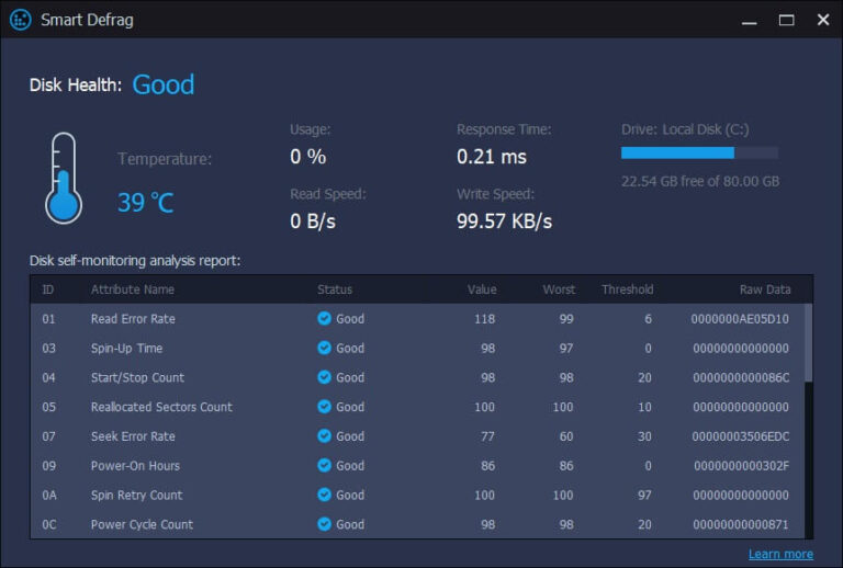 smart defrag