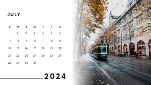 7 calendar 2024 july