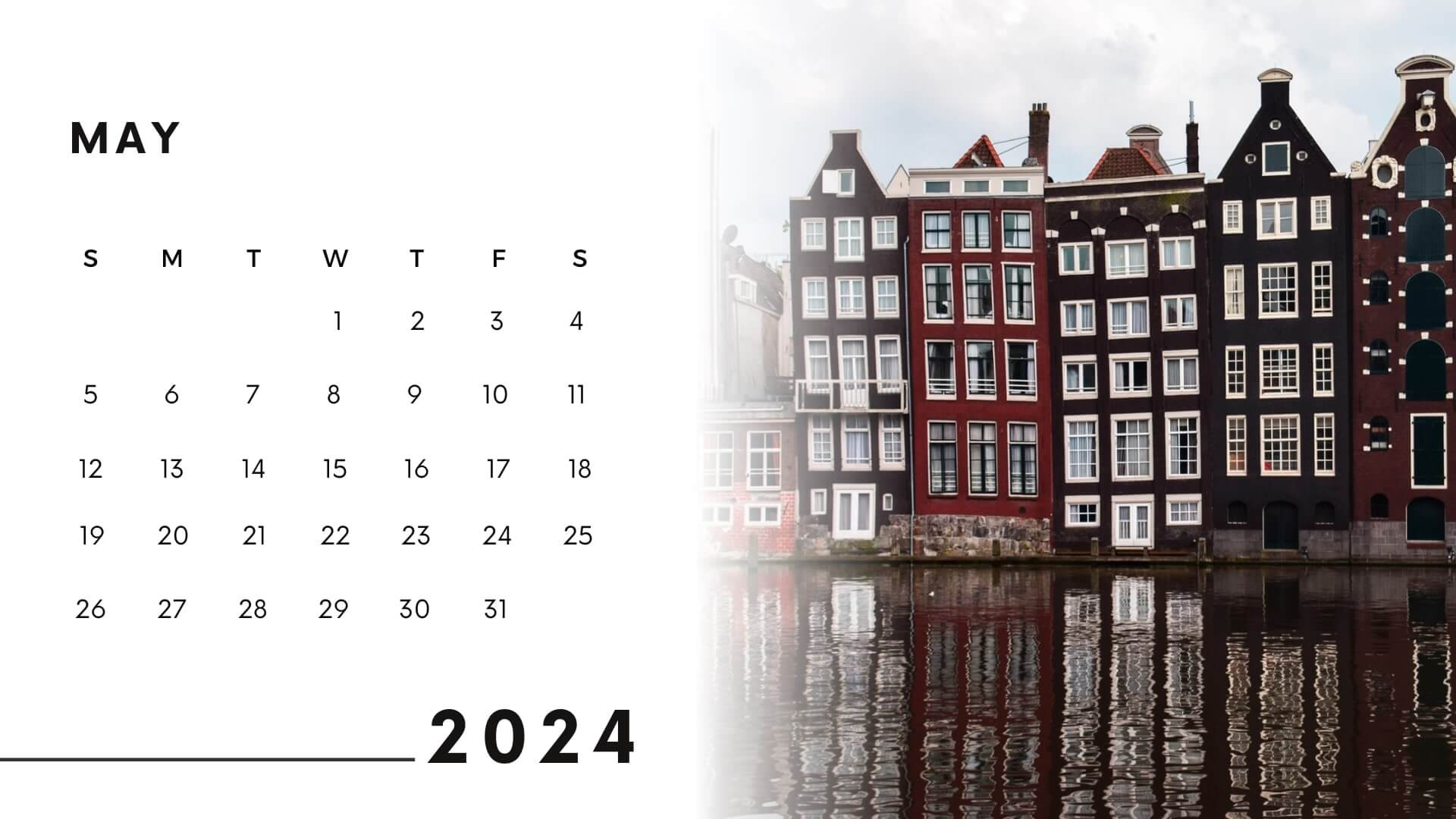 calendar 2024 may