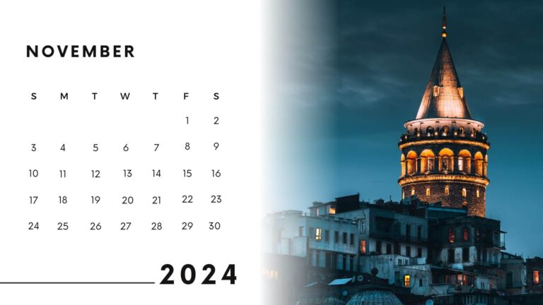 11 calendar 2024 november