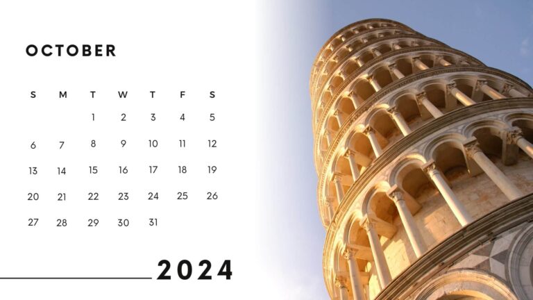 10 calendar 2024 october