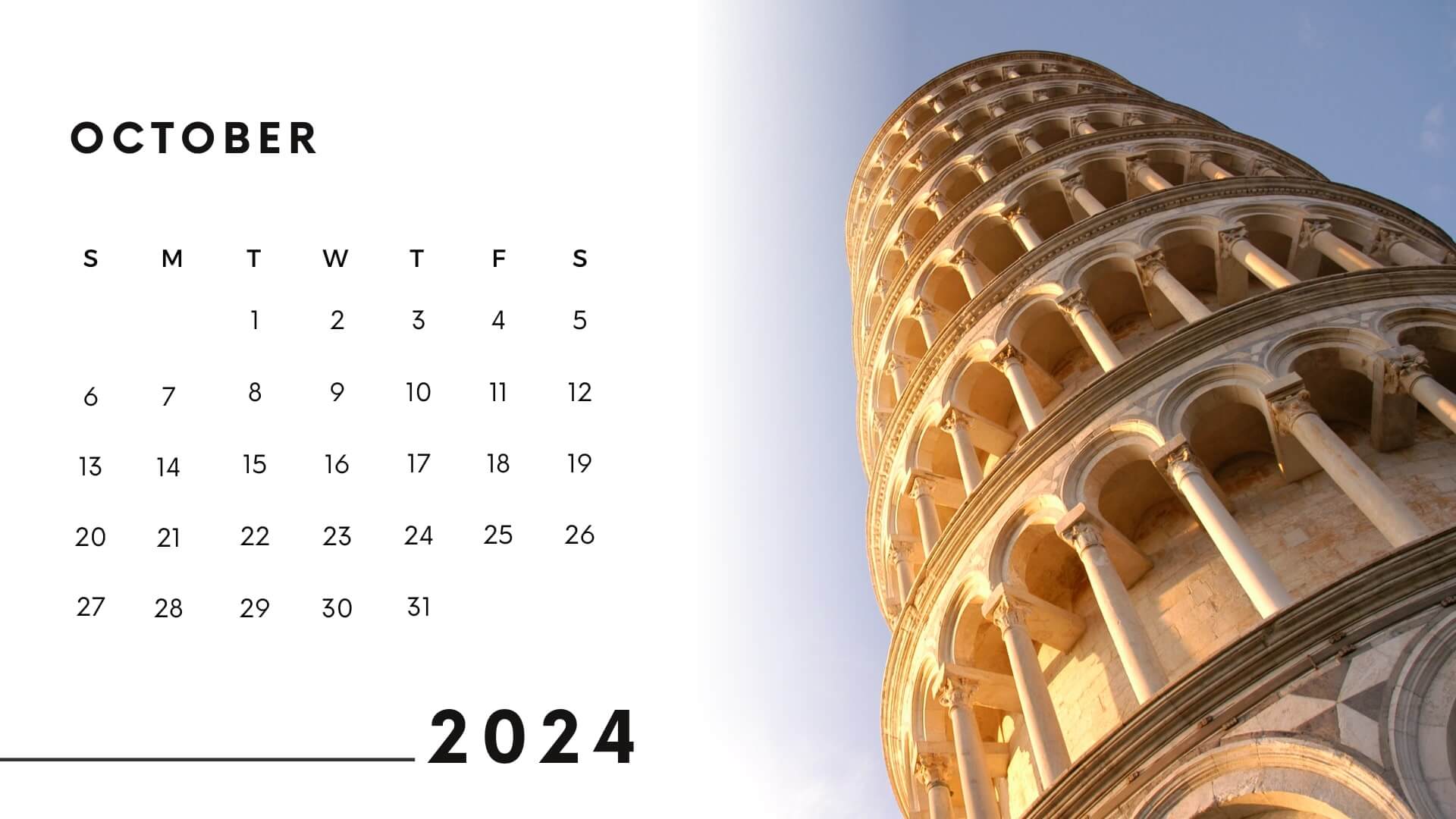 calendar 2024 october
