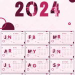 Calendar 2024 Pink Pictures Free Download