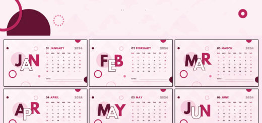 calendar 2024 pink