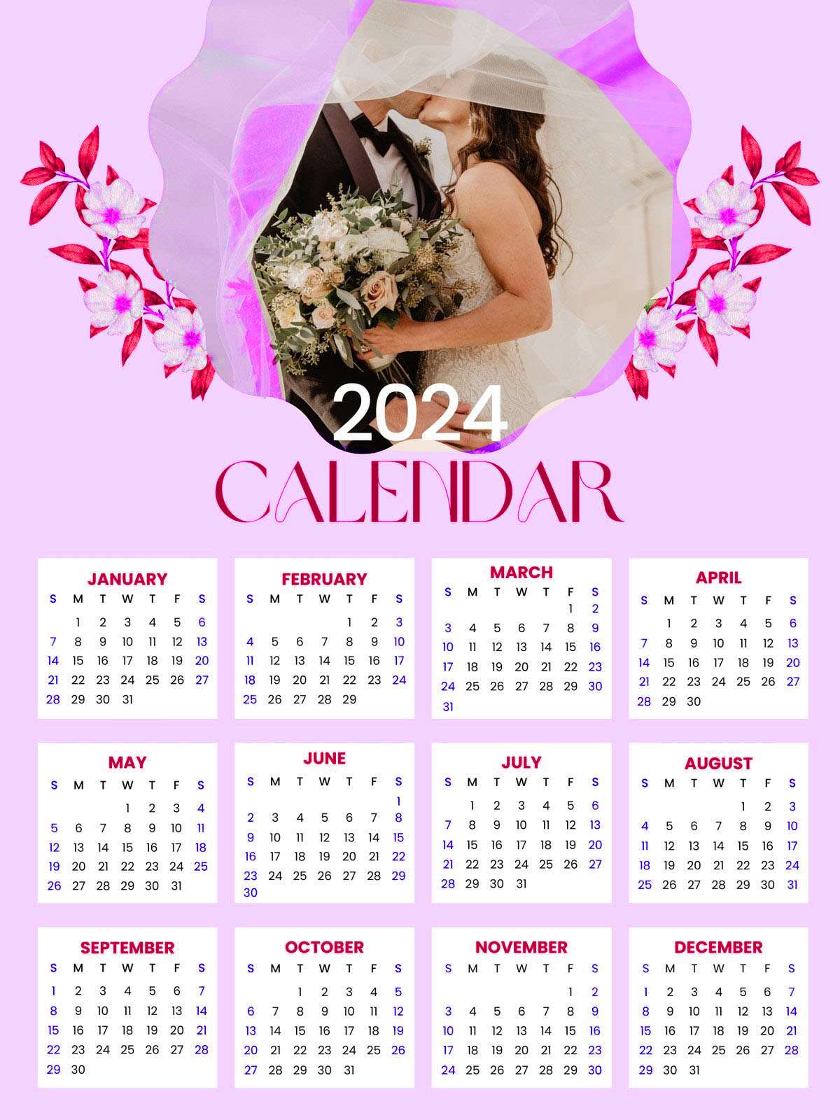 2024 Calendar Calendar Calculation