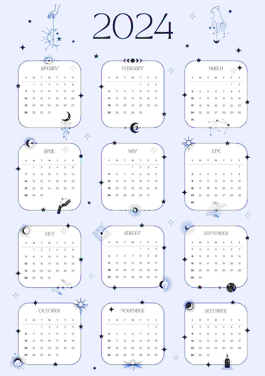2024 Calendar Planned Year