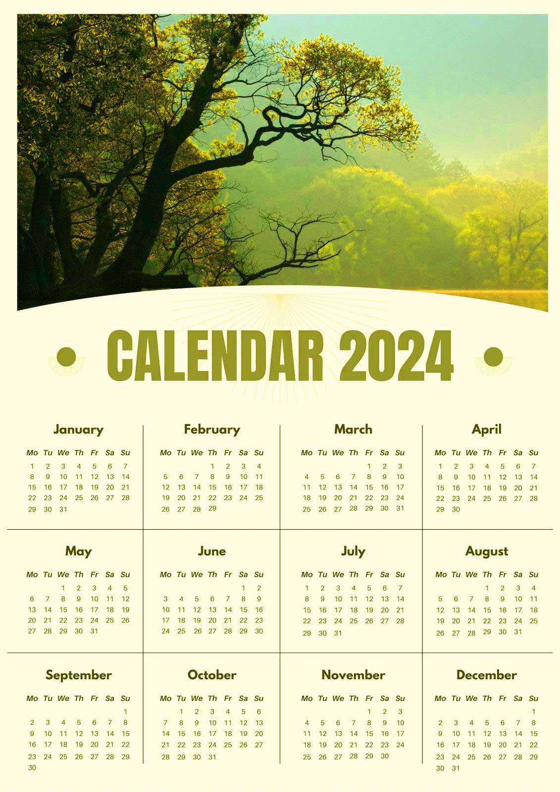 2024 Calendar Planning Calendar