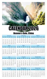 Calendar 2026 With Holidays Heaven's-Gate-China