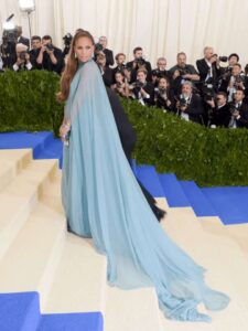 7 Jennifer Lopez's Blue Dress