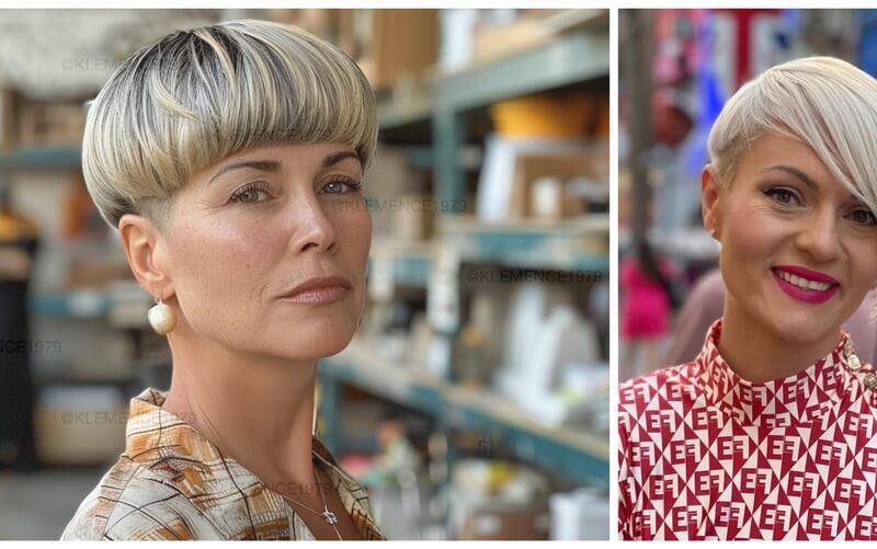 Transformation with pixie cut