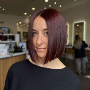 customizable bob haircut medium length