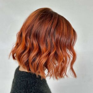 flowing curly bob hairstyles