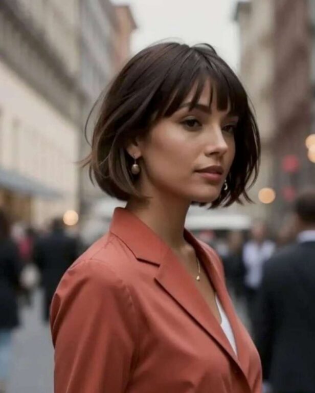 shiny bob haircut wig