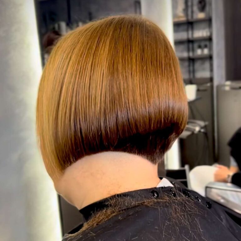 silky bob haircut curly hair