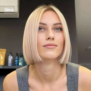 soft short bob