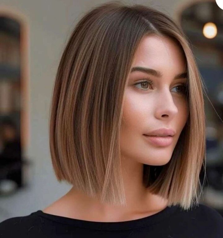 straight hair cut bob cut