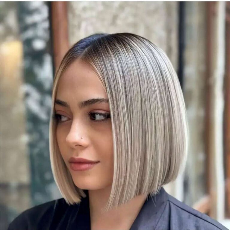 undone bob hair cut short