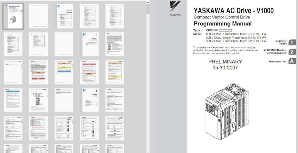 yaskawa v1000 user manual