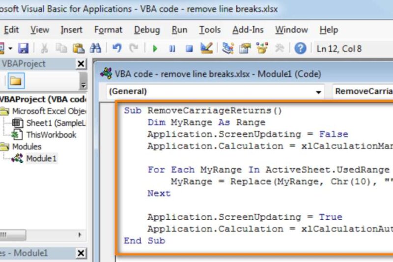 Excel VBA Coding, Macro Recording Examples — Free Download